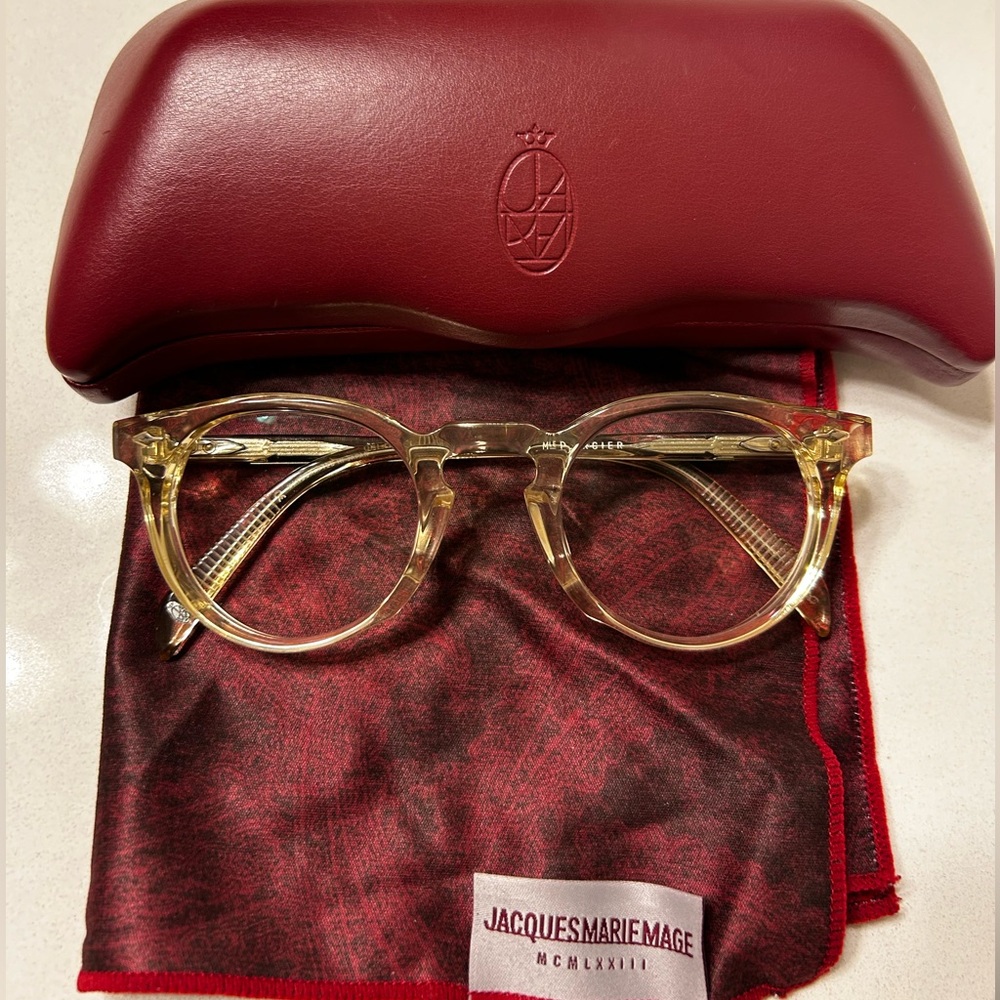 Jacques Marie Mage PERCIER Glasses (Champagne/Silver)